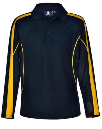 Picture of Winning Spirit, Kids TrueDry L/S Polo